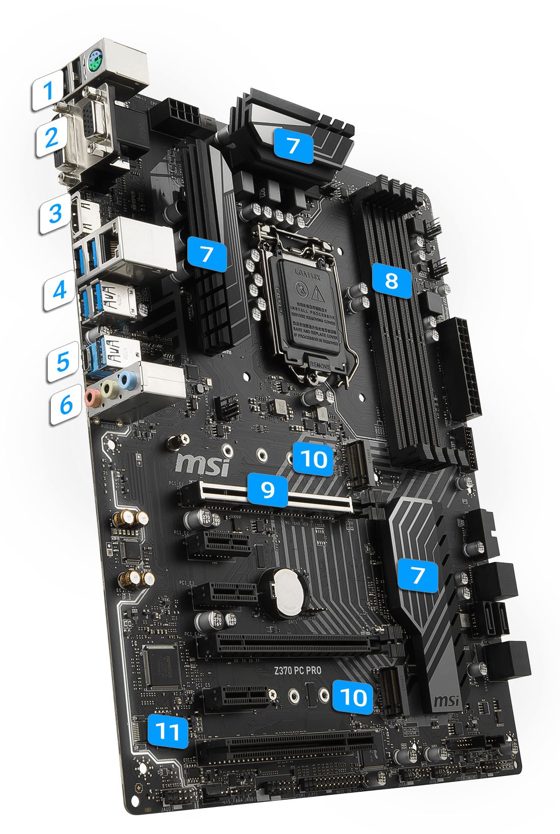 MSI Z370 PC PRO overview